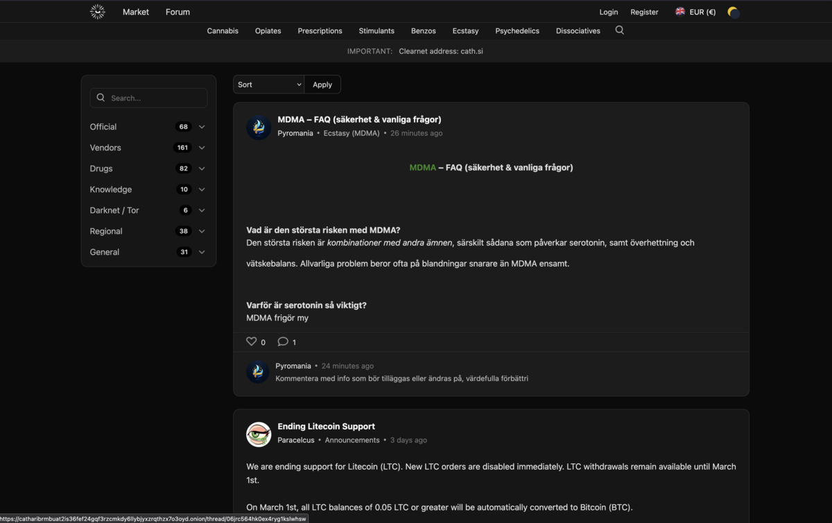 Catharsis Market forum